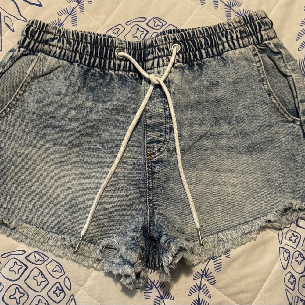 Kendall and Kylie Denim Blue Women's Shorts